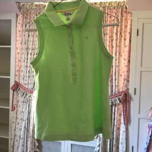 Lilly Pulitzer sleeveless polo shirt